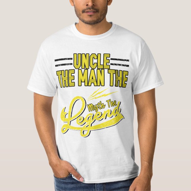 Uncle Bemanna Myth legendT-tröja T Shirt (Framsida)