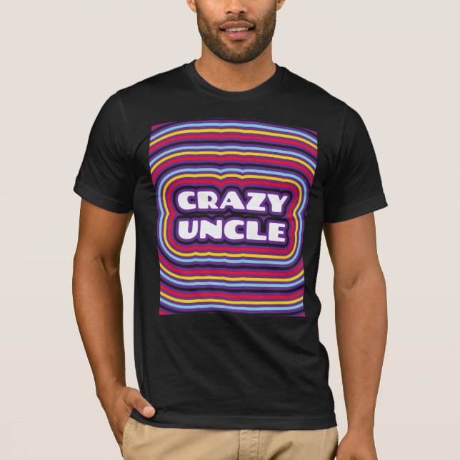 UNCLE CRAZY UNCLE RETRO T-SHIRTS T-SHIRT (Framsida)