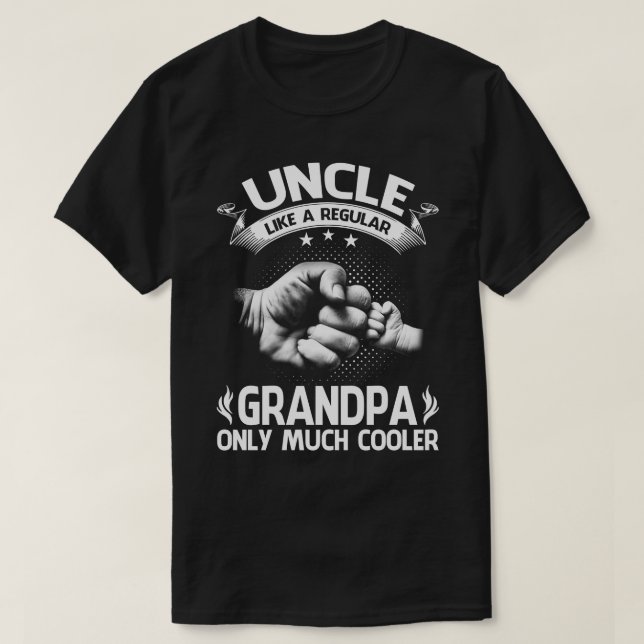 UNCLE-definition som vanlig morppakolkylare T Shirt (Design framsida)