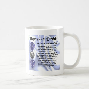 Uncle Dikt - 70th födelsedag Kaffemugg
