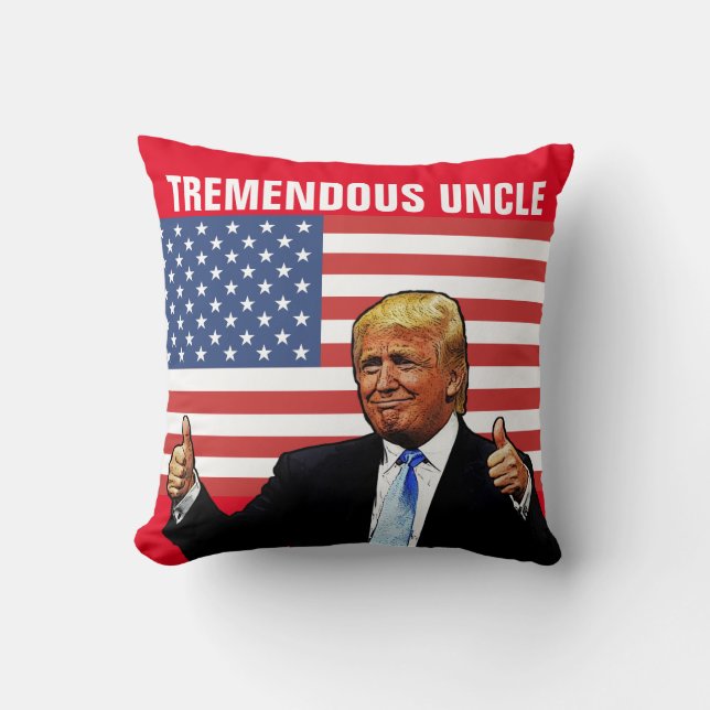 UNCLE DONALD TRUMP PILLOW FOR TREMENDOUS UNCLE KUDDE (Framsida)
