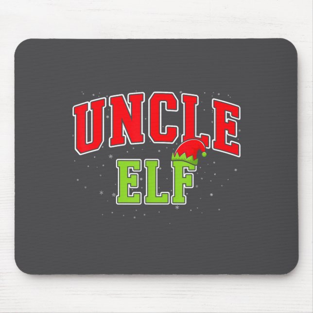 Uncle Elf Christmas Family Matching Group Xmas Unc Musmatta (Framsidan)