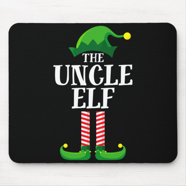 Uncle Elf Matching Family Christmas Party Pajama  Musmatta (Framsidan)