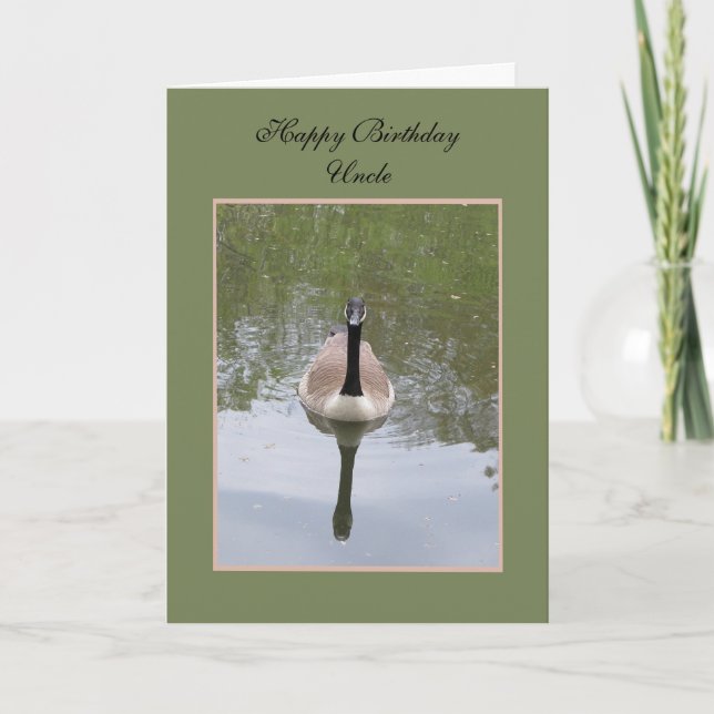 Uncle Födelsedag Kort -- Grattis på (Framsida)