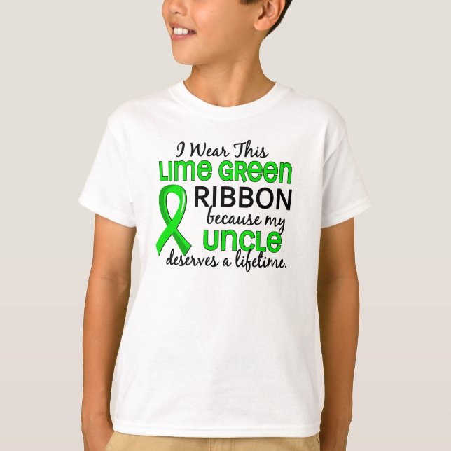Uncle Förtjäna Livstid Lymfkörtelcancer T-shirt (Framsida)
