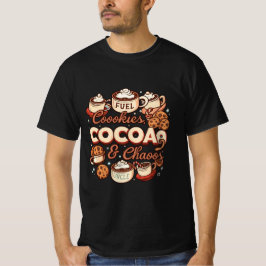 Uncle Fuel: Cookies, Cocoa & Chaos | Funny Holiday T Shirt