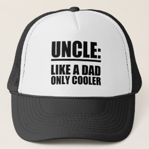Uncle Gilla hatt för kylare för pappa endast en Keps