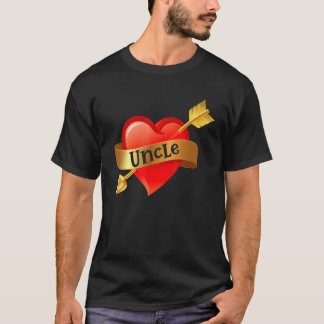 Uncle Heart Love Happy Valentines Day Cupid Uncle T Shirt