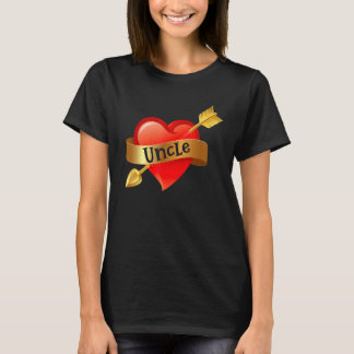 Uncle Heart Love Happy Valentines Day Cupid Uncle T Shirt