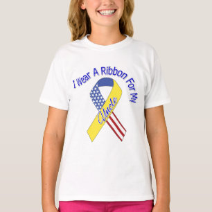 Uncle - jag ha på sig en patriotisk bandmilitär tee