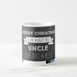 Uncle Jul Råna för beställnings- foto för svar Kaffemugg