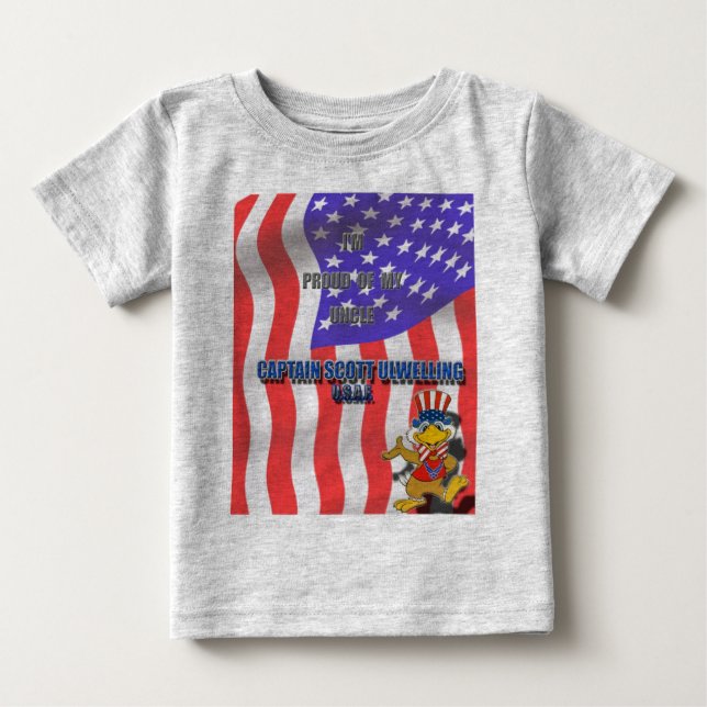 Uncle kapten Scott T Tee Shirt (Framsida)