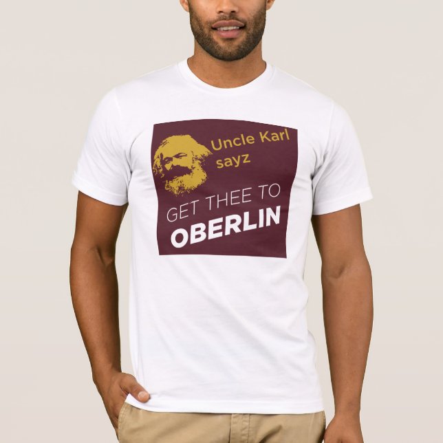 Uncle Karl: ljust T Shirt (Framsida)
