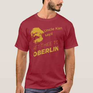 Uncle Karl: rött/mörk T-shirt