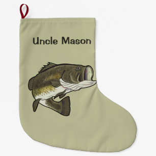 Uncle: Largemouth bas Stor Julstrumpa