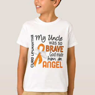Uncle Leukemia för ängel 2 T-shirt