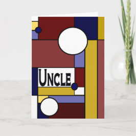 Uncle - lycklig fars dag till original kort