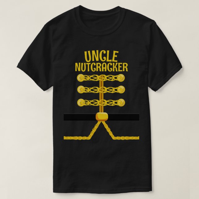 UNCLE Nutcracker Matchar familjejul T Shirt (Design framsida)