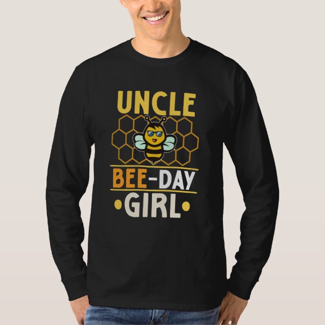 Uncle Of Bee Day Girl Honey Beekeeper Beekeeping G T Shirt (Framsida)
