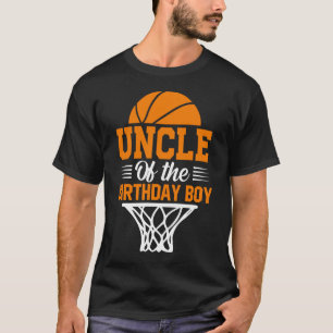 UNCLE of the Birthday Boy Basketball T Shirt
