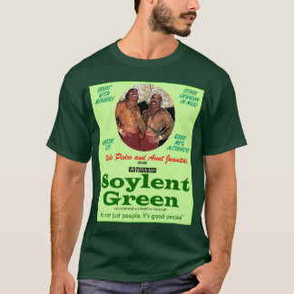 Uncle Pedro & Soylent för moster Juanitas grönt T-shirt