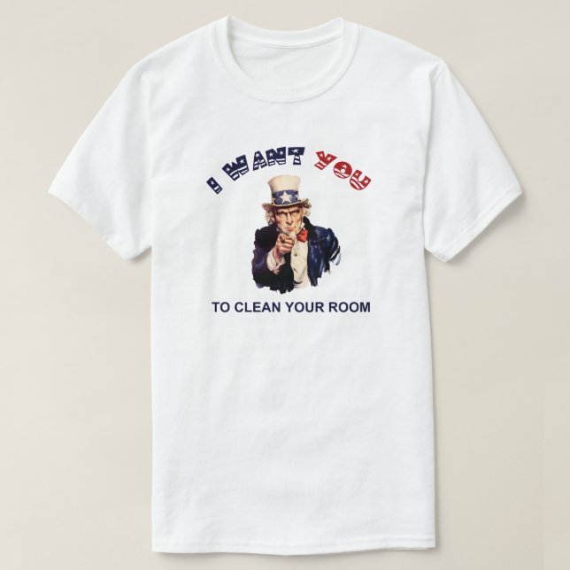 Uncle rena Sam ditt rum Tee (Design framsida)