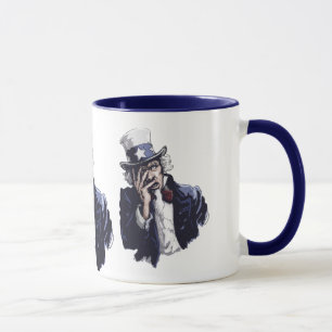 Uncle Sam Facepalm Mugg