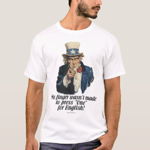 Uncle Sam gör inte press en för engelska Tröja