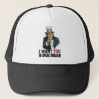 Uncle Sam - JAG ÖNSKAR att DU ska TALA ENGELSKA!