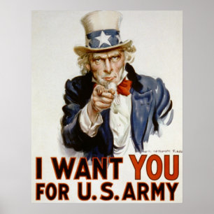 Uncle Sam - jag önskar dig Poster