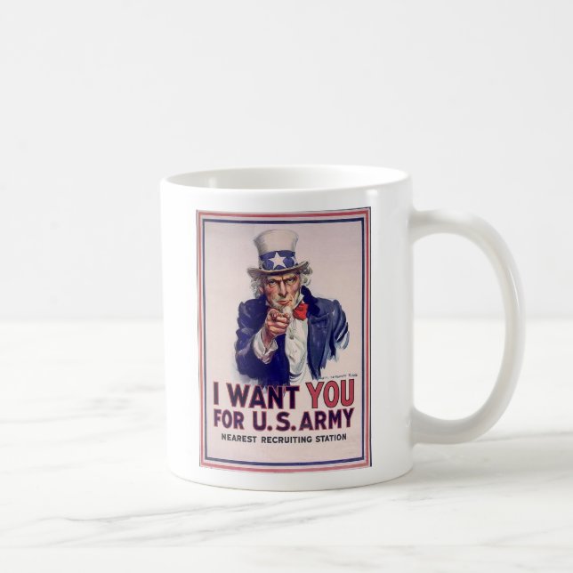 uncle sam kaffemugg (Höger)