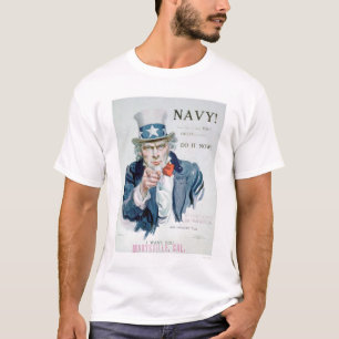Uncle Sam kallar dig! Enlist marinen (US02148B) Tröja