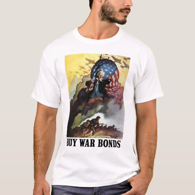 Uncle Sam -- Köpkrigförbindelser Tee Shirt (Framsida)