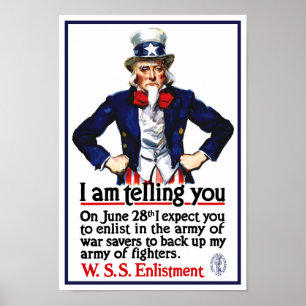 Uncle Sam -- Mig träffande förmiddag dig Poster