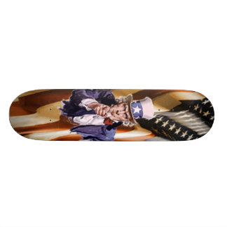 Uncle Sam Mini Skateboard Bräda 18,5 Cm