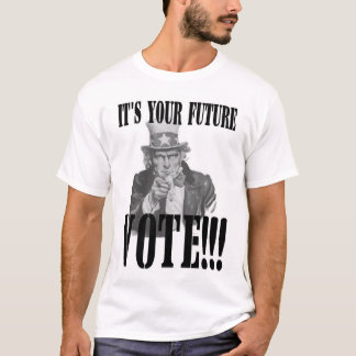 Uncle Sam önskar att du ska RÖSTA!!! T-shirt