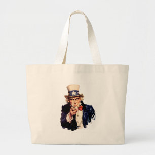 Uncle Sam önskar dig! Jumbo Tygkasse