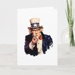 Uncle Sam önskar dig! Kort