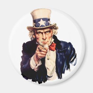Uncle Sam önskar dig! Magnet