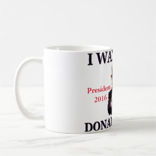 Uncle Sam önskar jag dig Donald Trump 2016 Kaffemugg