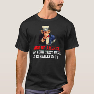 Uncle Sam önskar jag dig skräddarsy textmallen Tröja