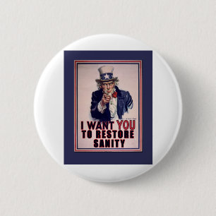Uncle Sam önskar jag dig till Knapp