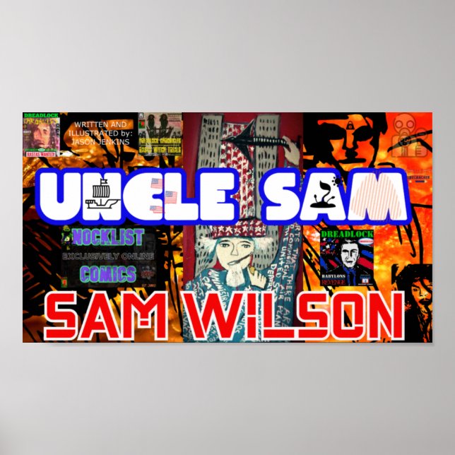 UNCLE SAM - SAM WILSON POSTER (Framsidan)