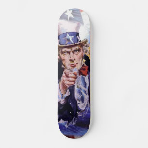 Uncle Sam Skateboard Bräda 21,5 Cm