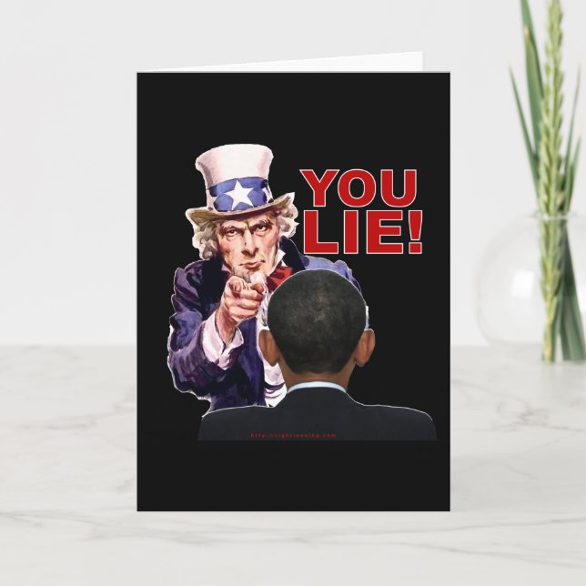 Uncle Sam som du ljuger Kort (Framsida)