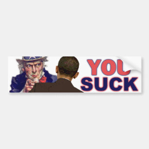 Uncle Sam till Obama Bildekal