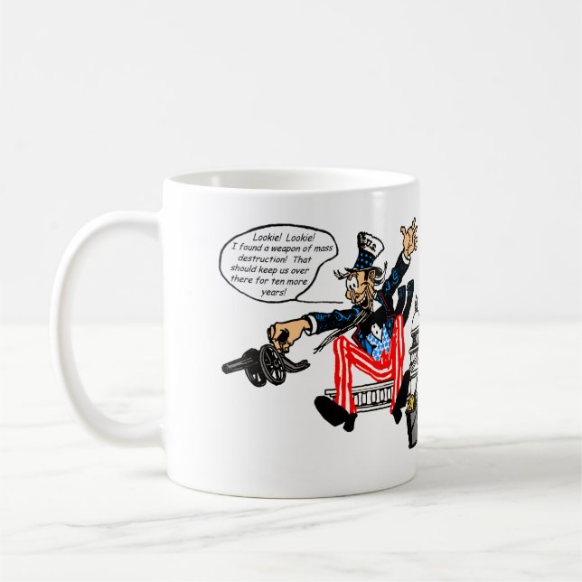 Uncle Sam, tio mer årsmuggar Kaffemugg (Vänster)