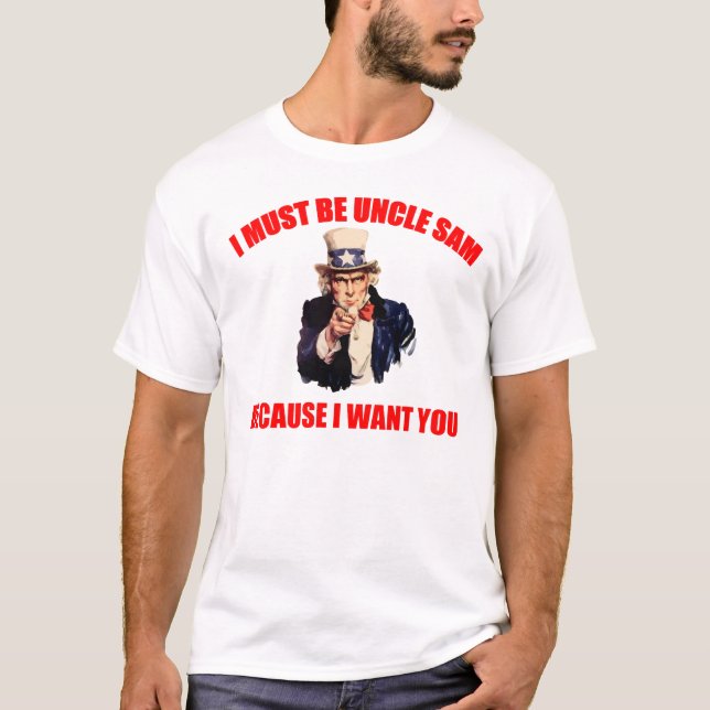 Uncle Sam väljer fodrar upp Tee (Framsida)
