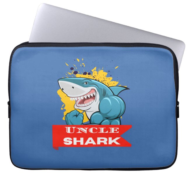 UNCLE SHARK LAPTOP FODRAL (Framsidan)