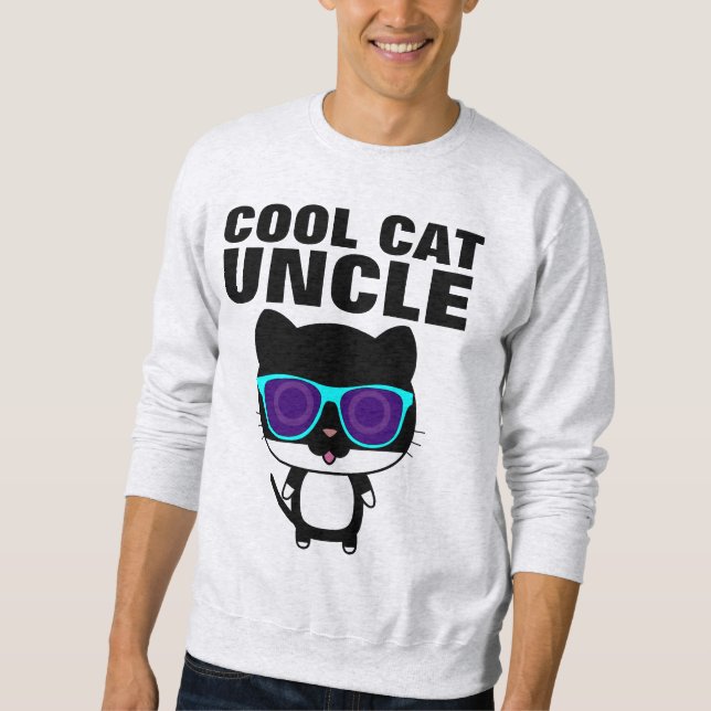 UNCLE t-shirts, COOLA CAT Lång Ärmad Tröja (Framsida)